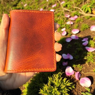 Moena London – Handcrafted Badalassi Wax Leather Card Holder - Image 4