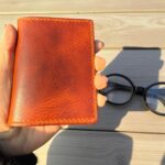 Moena London – Handcrafted Badalassi Wax Leather Card Holder - Image 5