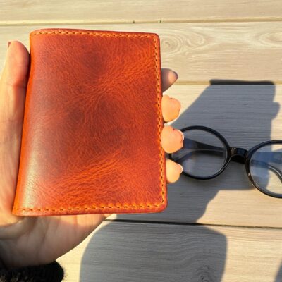 Moena London – Handcrafted Badalassi Wax Leather Card Holder - Image 5