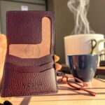 Mini Bifold Leather Wallet | Handmade Foldable Card Holder - Image 4